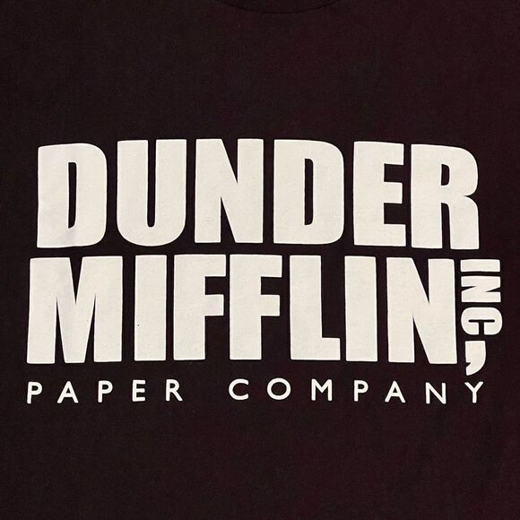 Official The Office Dunder Mifflin Paper Company Classic Tee Shirt / Size XL - Picture 3 of 4
